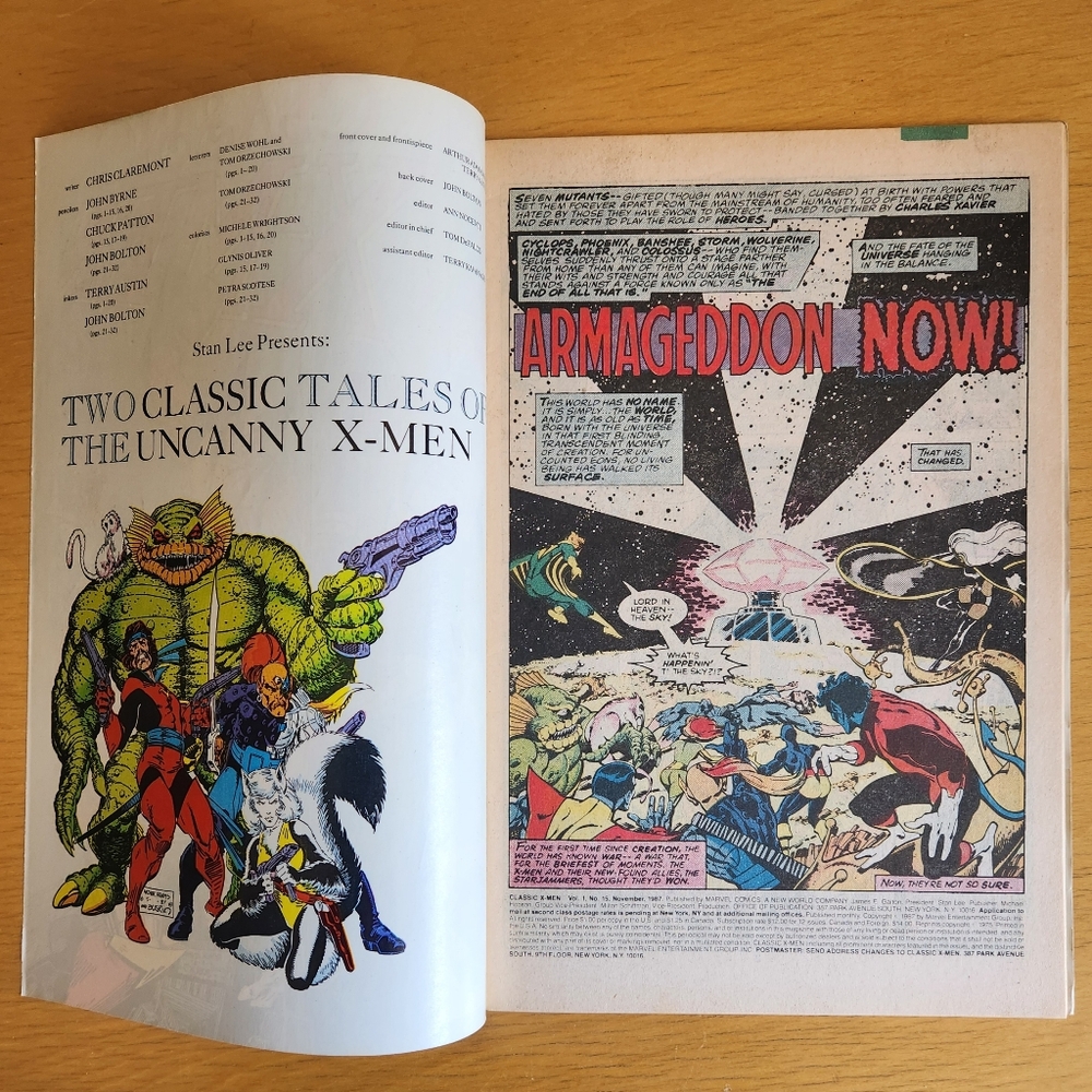 Classic X-Men #14 and #15 1987 - 1980s Comic Books (Lot of 2) - Picture 12 of 16